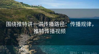 围绕推特讲一讲传播路径：传播规律，推特传播视频