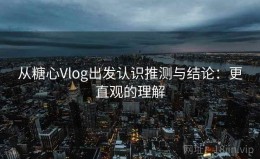 从糖心Vlog出发认识推测与结论：更直观的理解