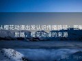 从樱花动漫出发认识传播路径：图解思路，樱花动漫的来源