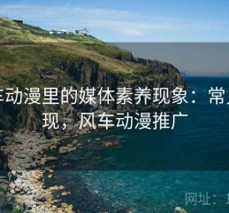 风车动漫里的媒体素养现象：常见表现，风车动漫推广