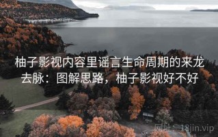 柚子影视内容里谣言生命周期的来龙去脉：图解思路，柚子影视好不好