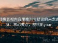 樱桃影视内容里推测与结论的来龙去脉：核心要点，樱桃影yuan
