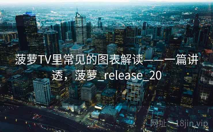 菠萝TV里常见的图表解读——一篇讲透,菠萝_release_20 菠萝TV里常见的图表解读——一篇讲透,菠萝_release_20