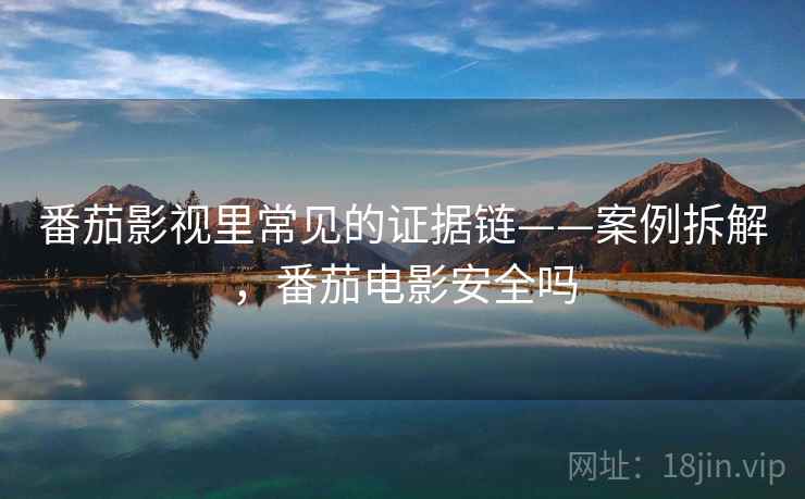 番茄影视里常见的证据链——案例拆解，番茄电影安全吗